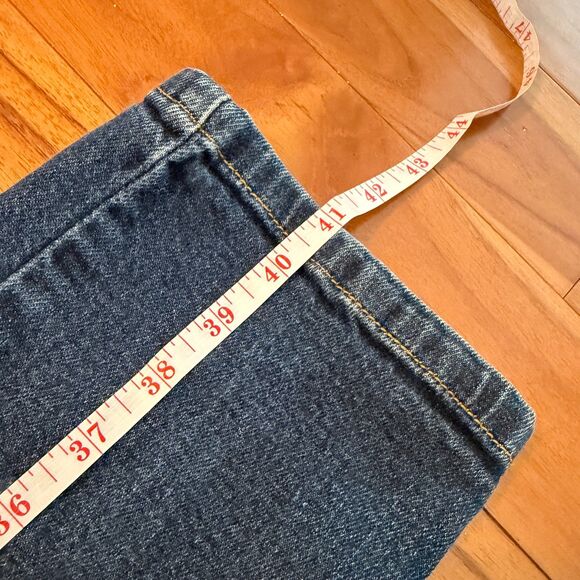 Women DIckies Mid Rise Straight Leg Denim Jeans in Dark Blue Size 15 - Picture 7 of 7